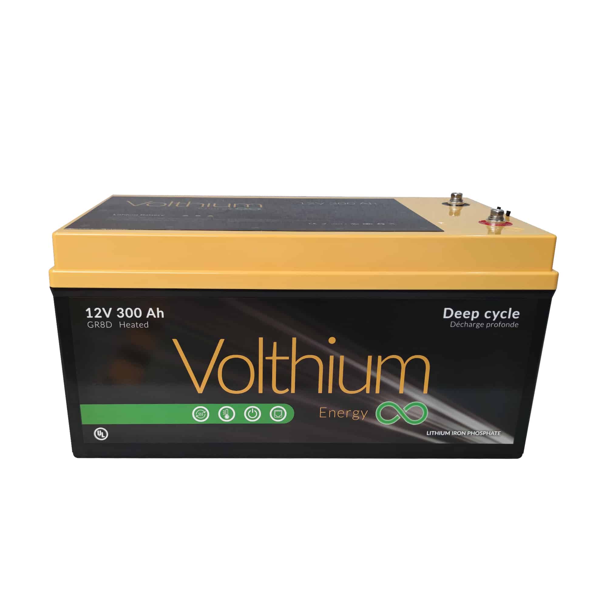 Batterie auto-chauffante Volthium pour camper-van (12V 300Ah)