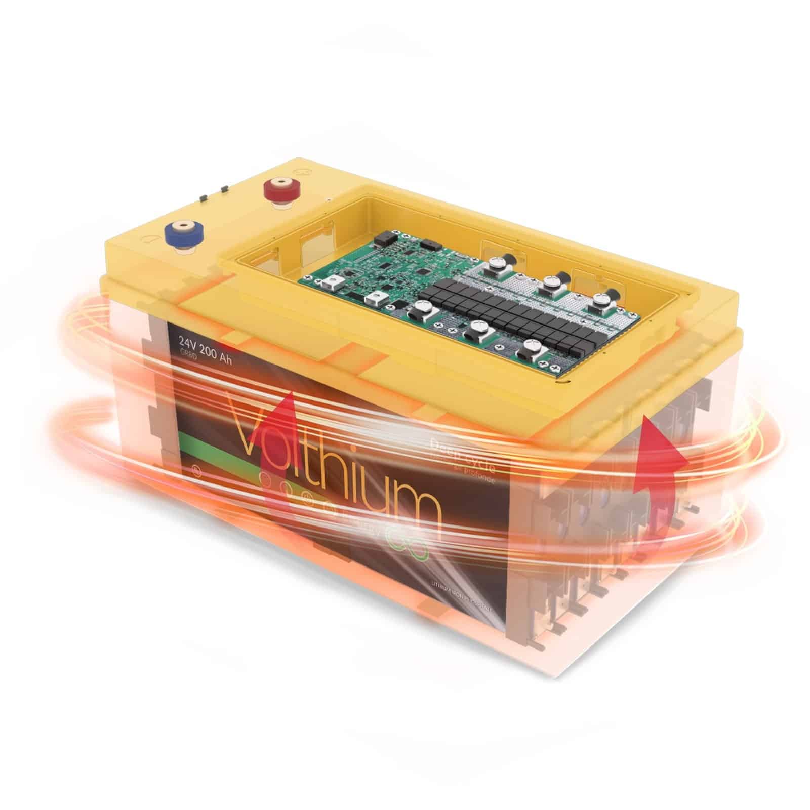 Batterie auto-chauffante Volthium pour camper-van (12V 300Ah)