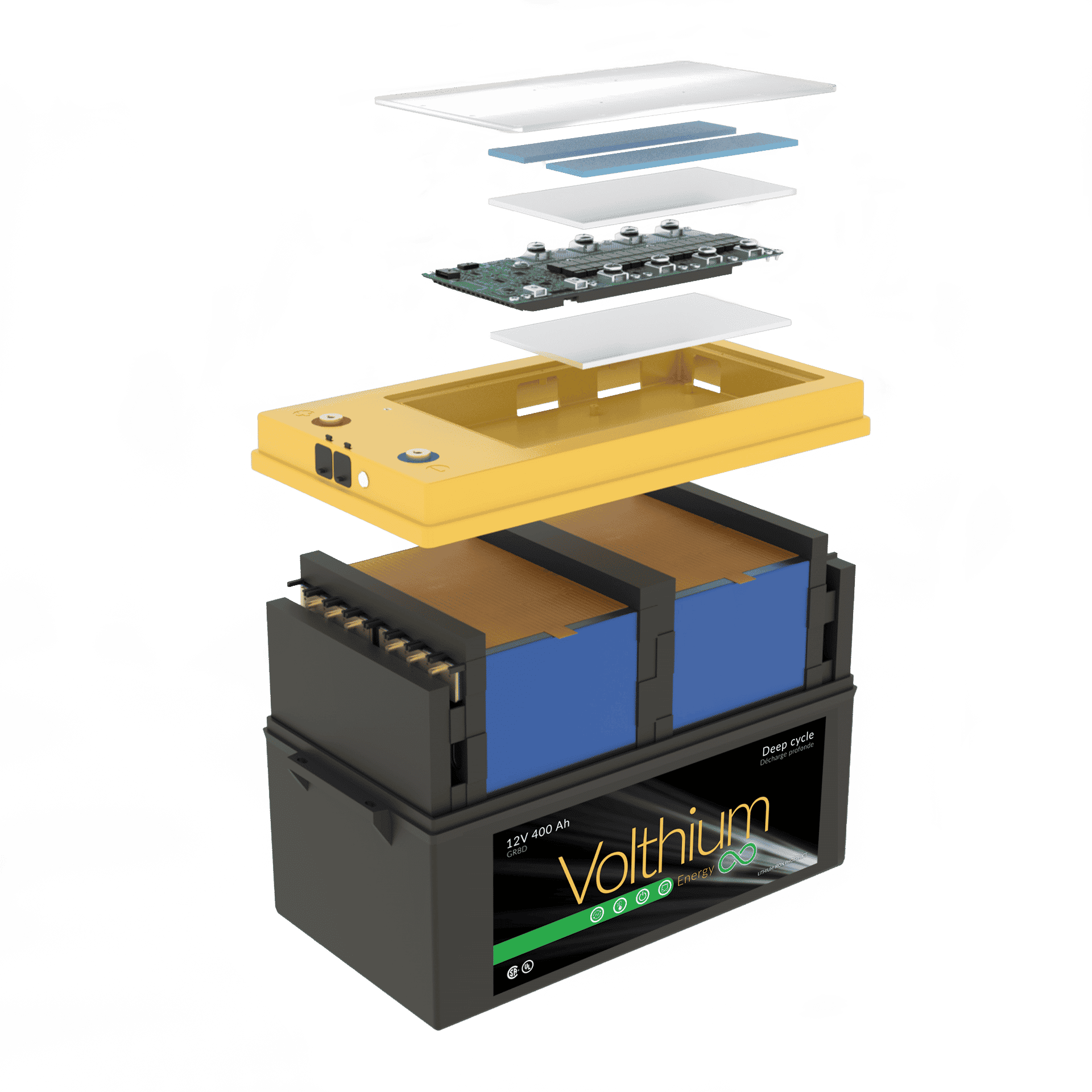 Batterie auto-chauffante Volthium pour camper-van (12V 300Ah)