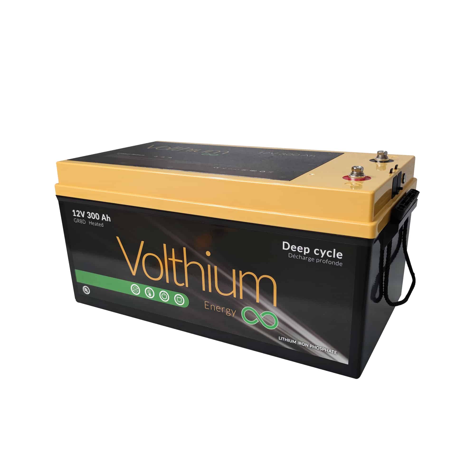 Batterie auto-chauffante Volthium pour camper-van (12V 300Ah)