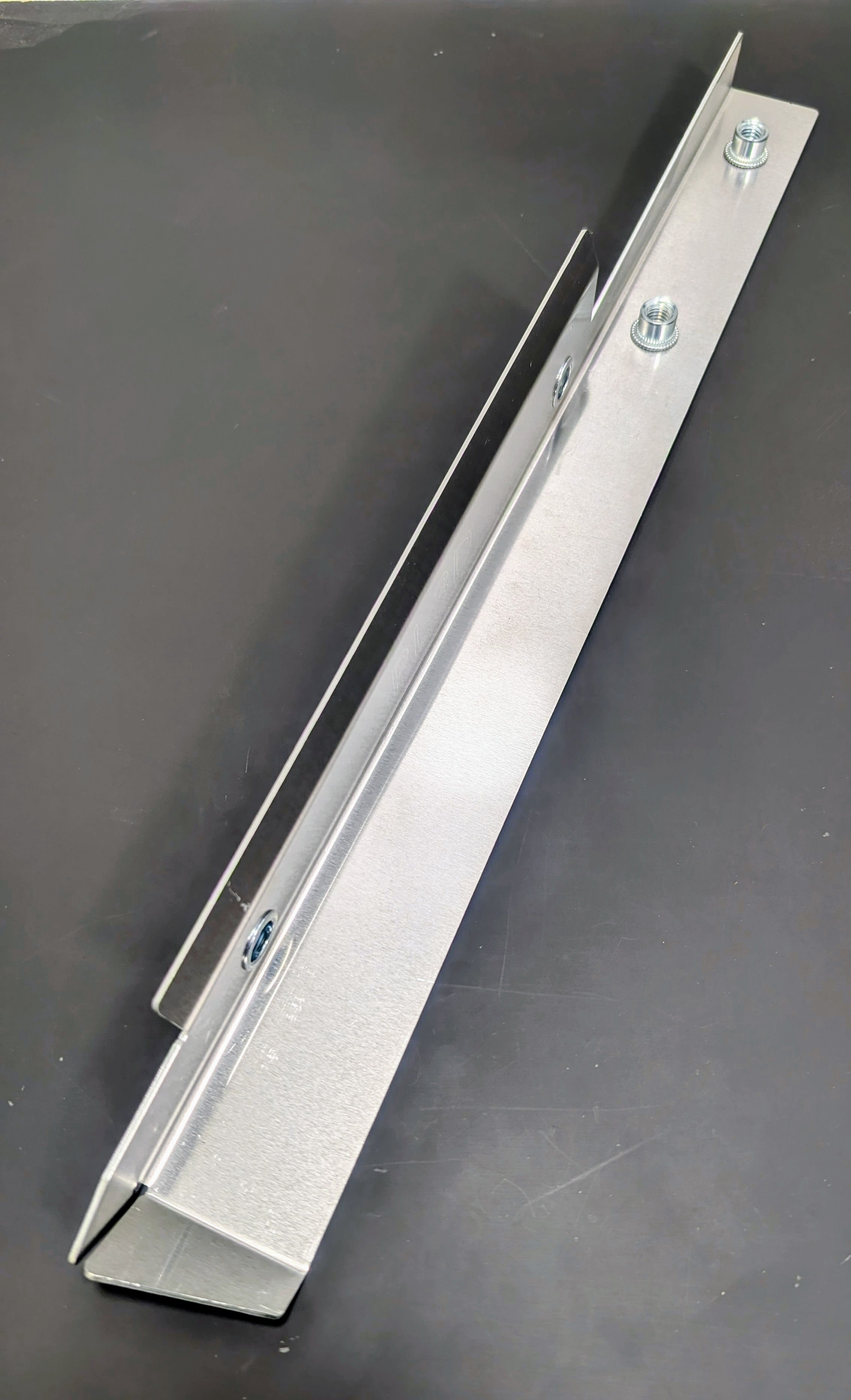 Ford Transit aluminum rain deflector gutter for engine protection