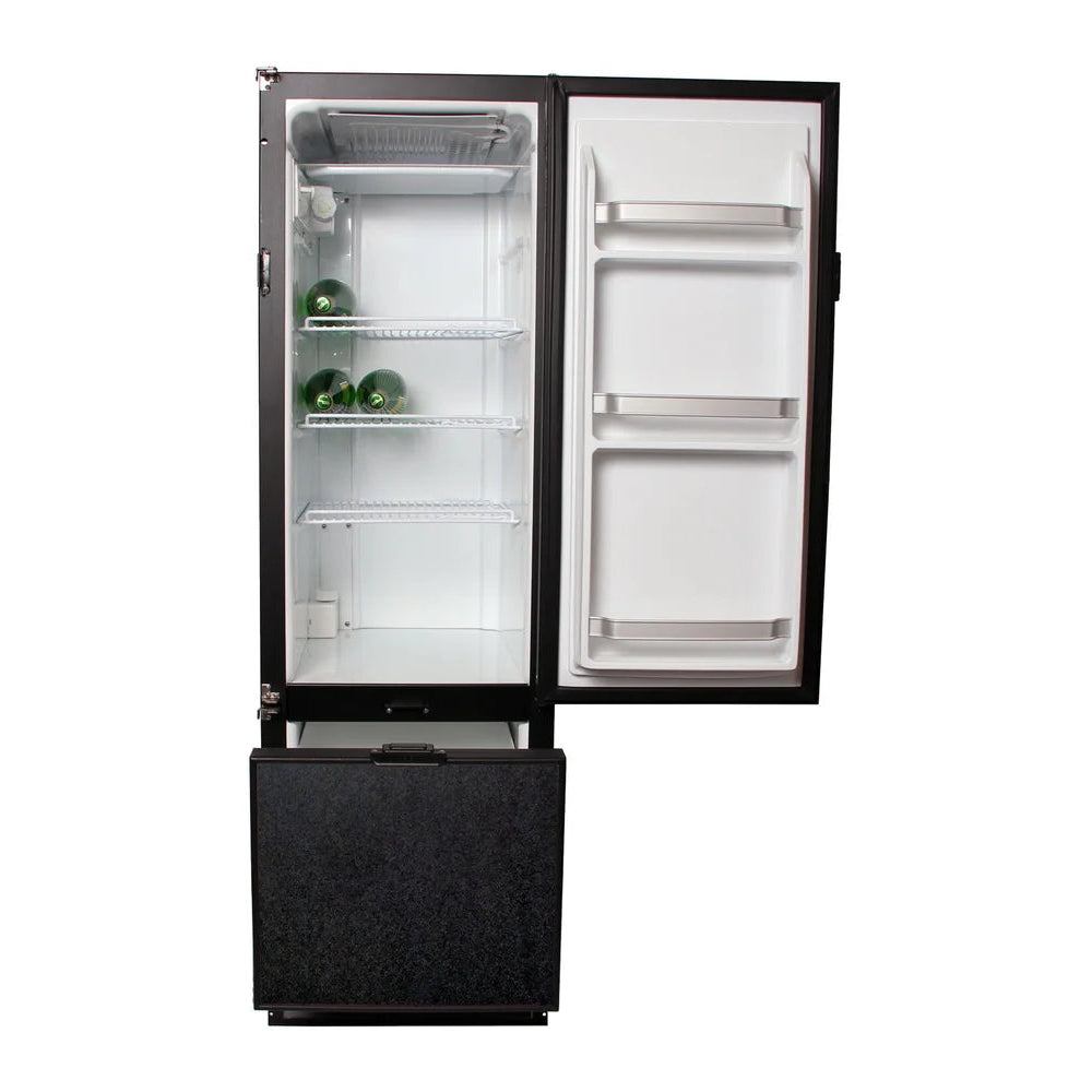 Réfrigérateur deux portes Nova Kool 12V-24V DC séries RFU6400D et RFU7100D – 193 L (6.8 picu) pour conversion de van