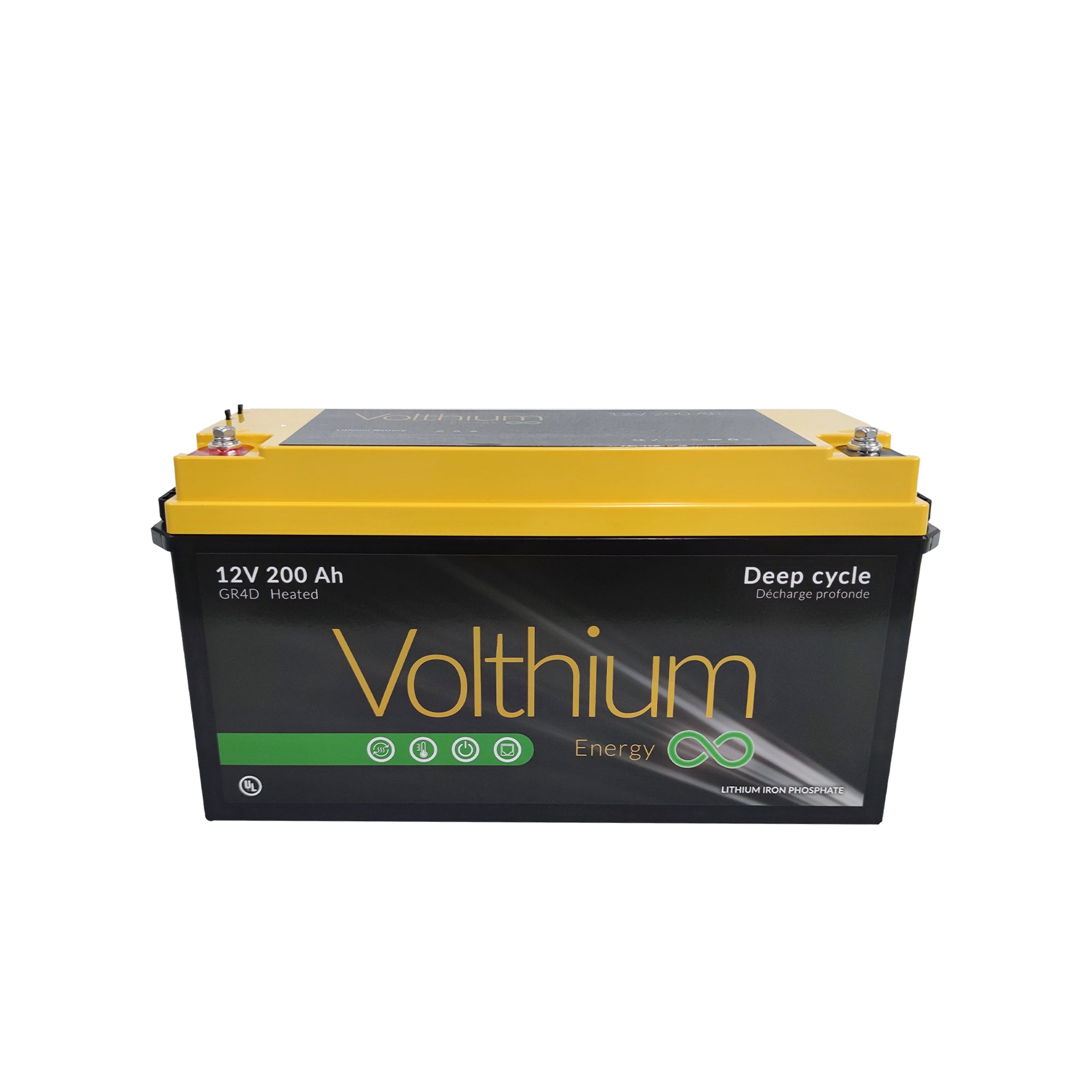 Batterie auto-chauffante Volthium pour campeur-van (12V 200Ah)