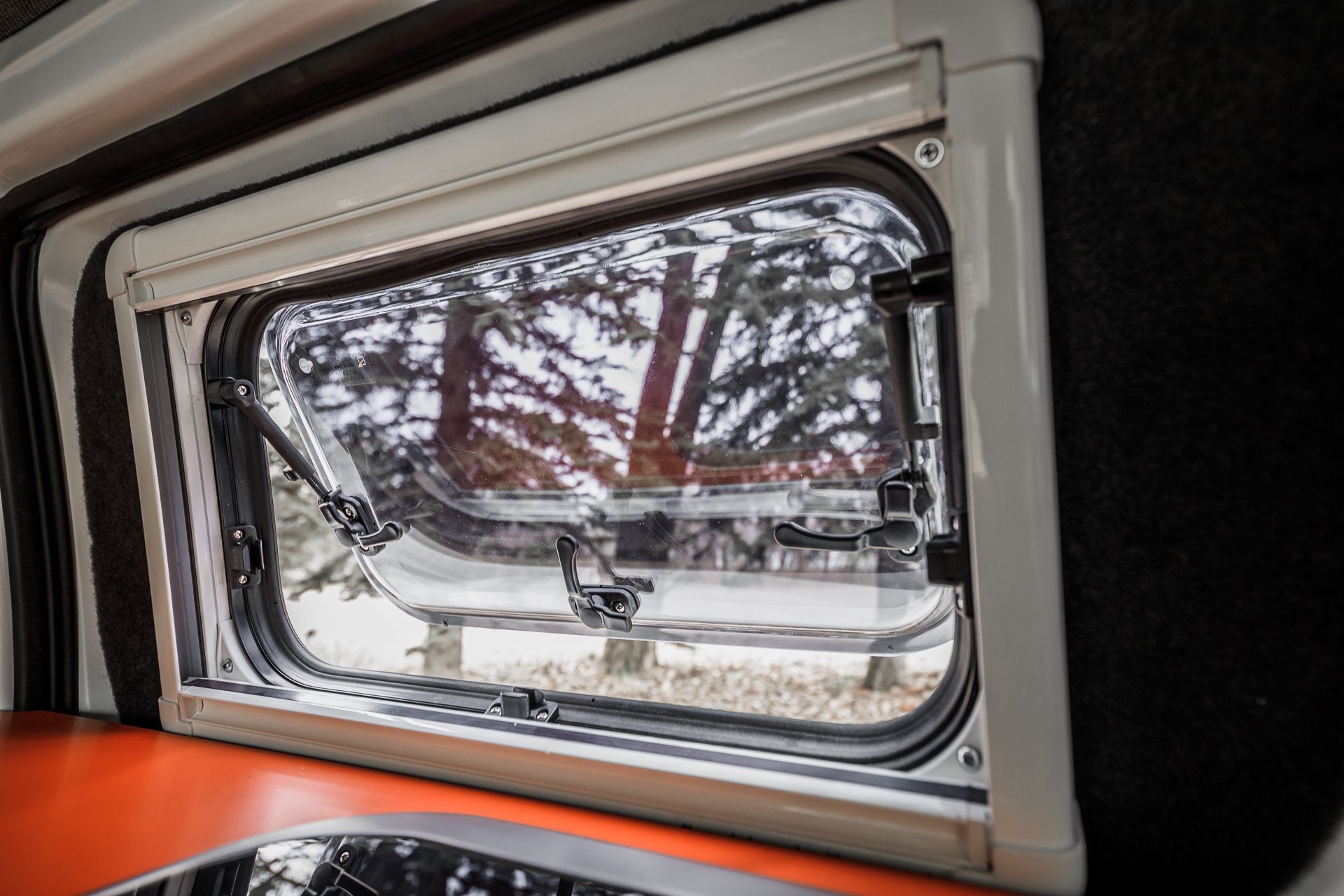 Broad Arrow Curved Window for van conversion