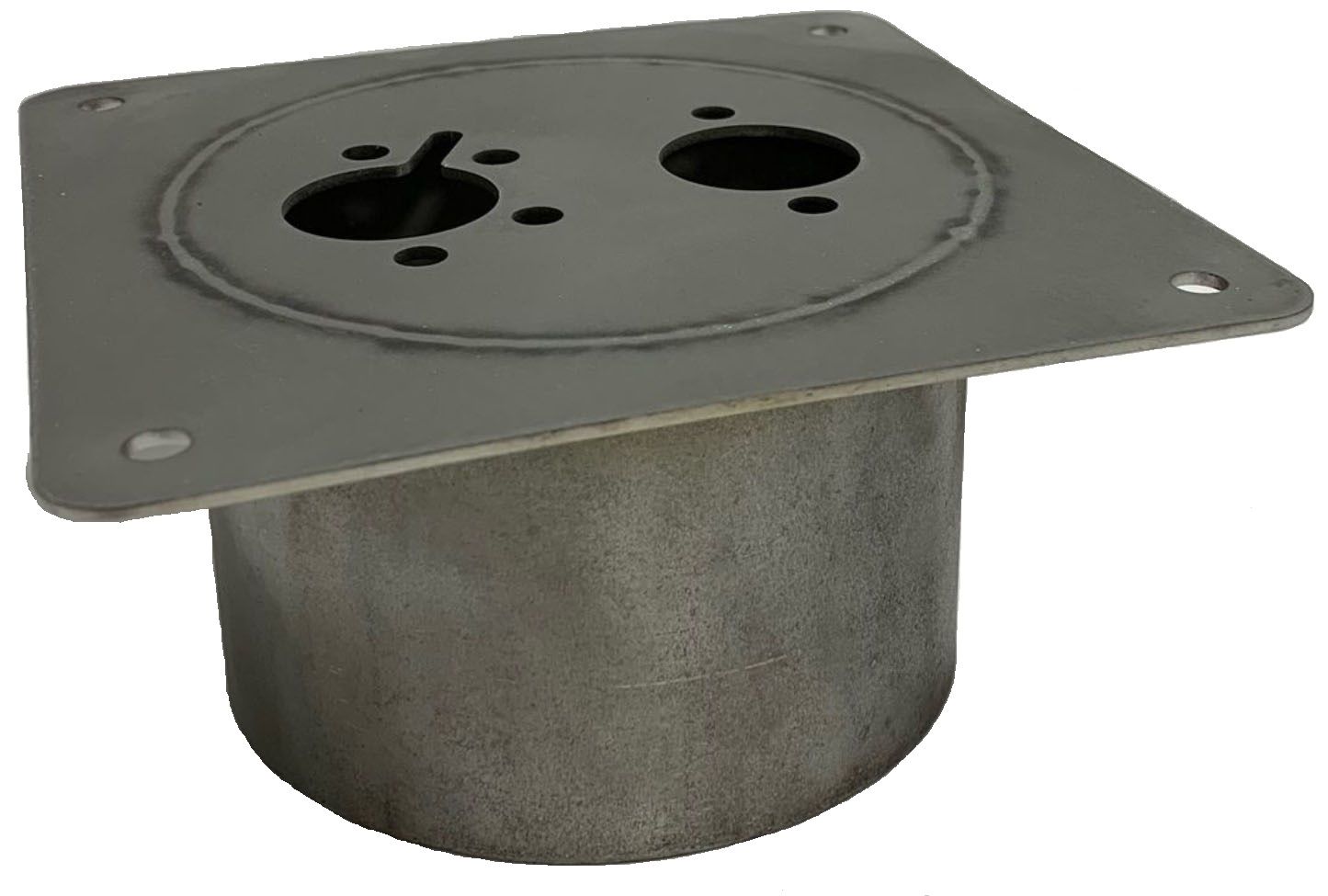 Flange turret mount plate for Webasto & Espar heater installation