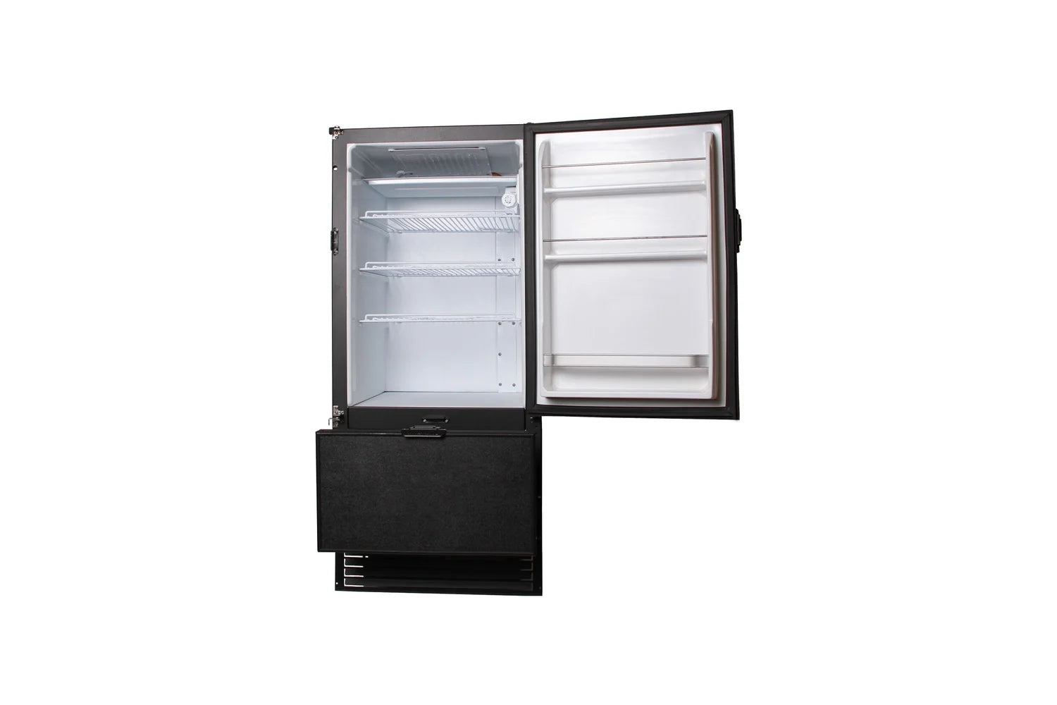 Réfrigérateur deux portes Nova Kool 12V-24V DC séries RFU6400D et RFU7100D – 193 L (6.8 picu) pour conversion de van
