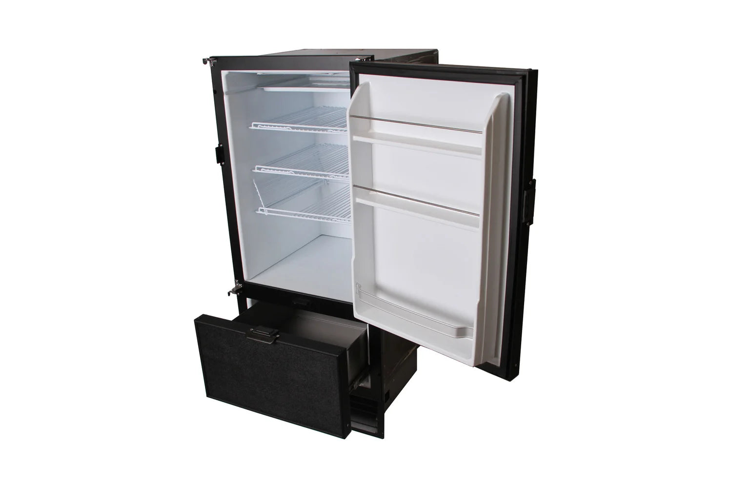 Réfrigérateur deux portes Nova Kool 12V-24V DC séries RFU6400D et RFU7100D – 193 L (6.8 picu) pour conversion de van