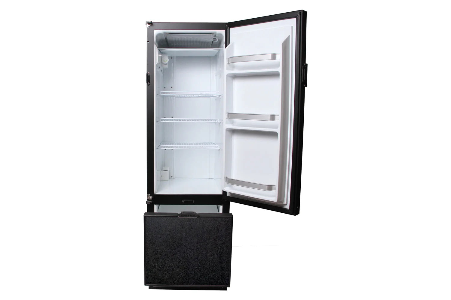 Réfrigérateur deux portes Nova Kool 12V-24V DC séries RFU6400D et RFU7100D – 193 L (6.8 picu) pour conversion de van